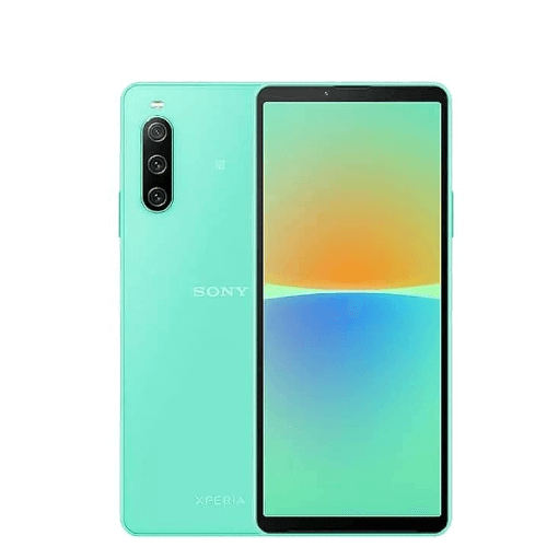 sony-xperia-10-mark-4-128gb-6gb-ram-mint-smartphone-front-and-back-view-in-mint-color