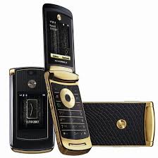 motorola-razr-v8-shown-in-gold-and-black-with-flip-design-and-dual-displays
